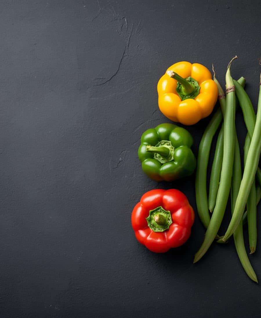 Bell peppers — red, yellow & green