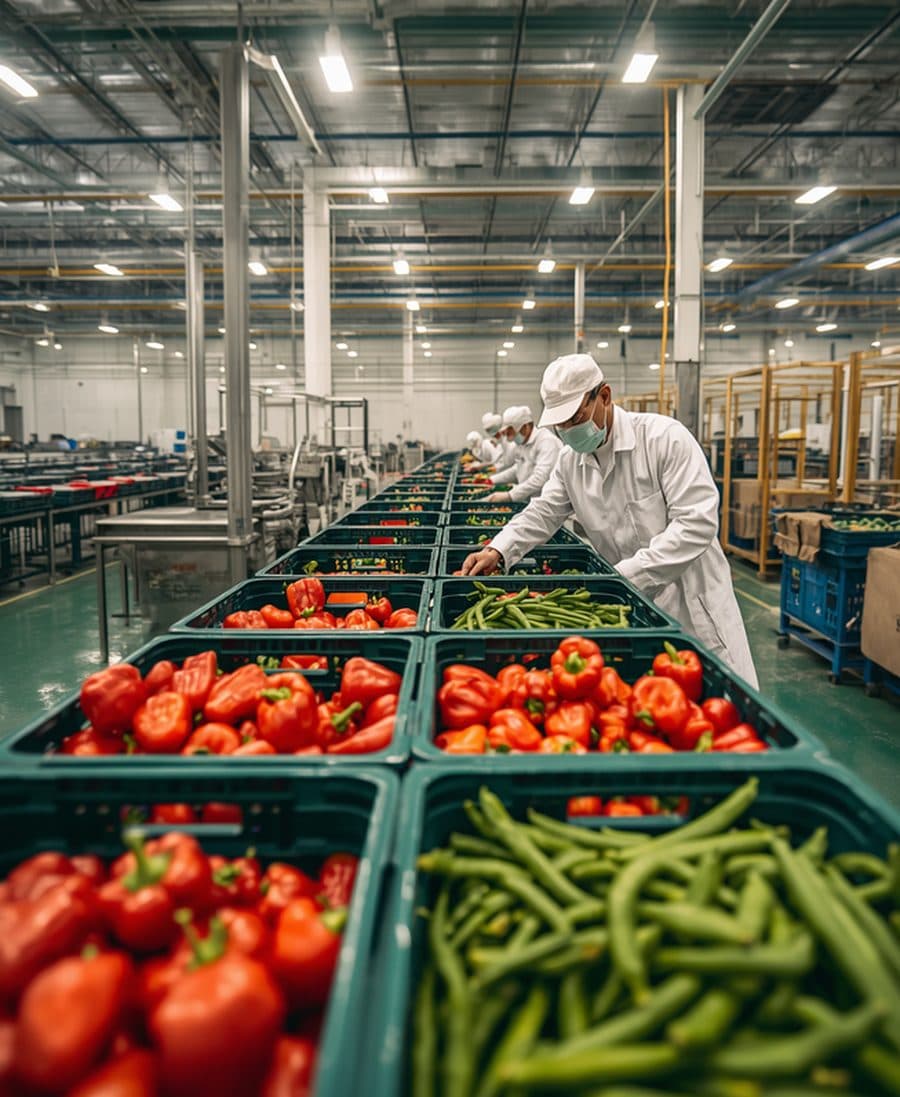 Green beans — uniform premium sizing